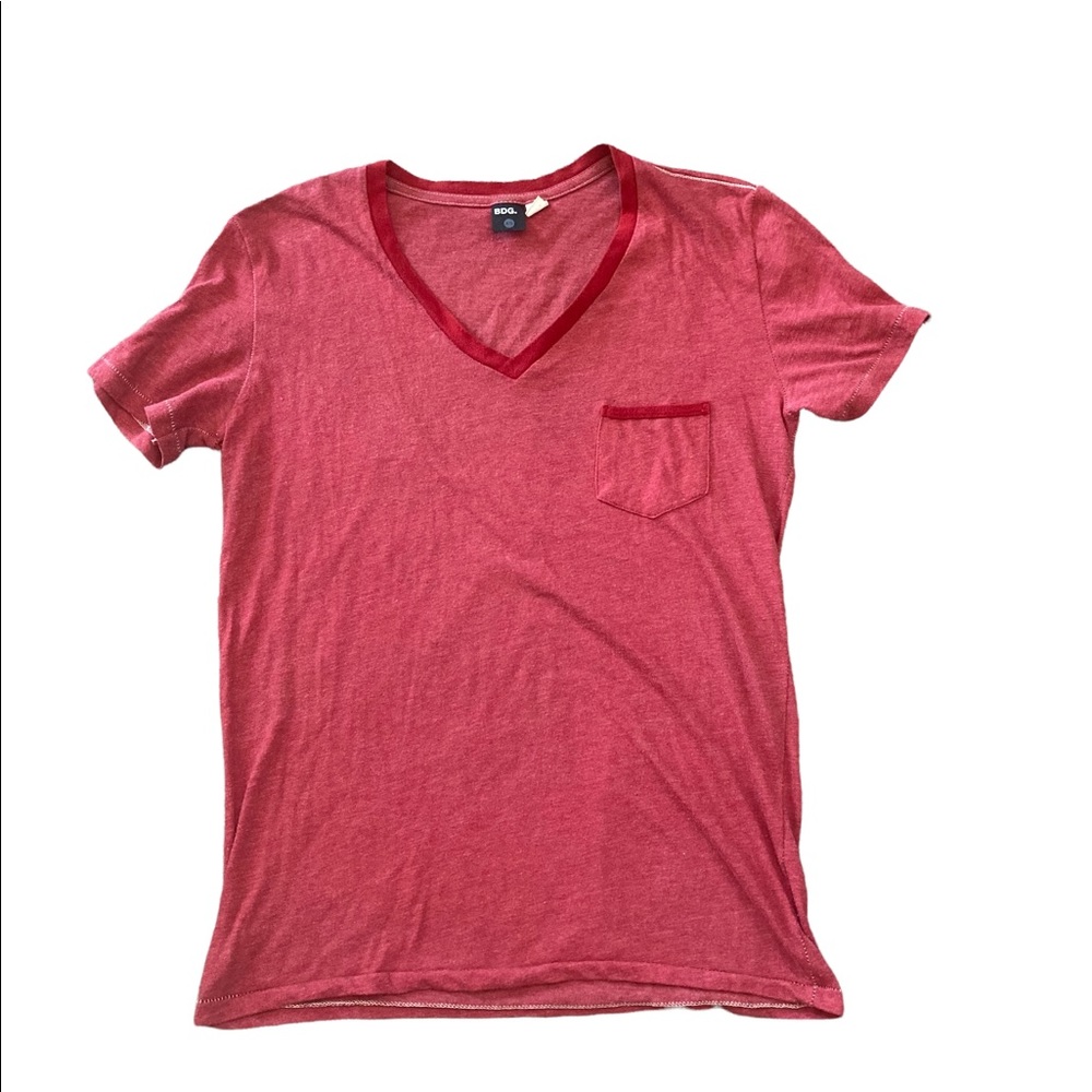 Urban Outfitters BDG Men's Red Crew Neck Short Sleeve T-shirt XS.